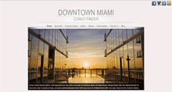 Desktop Screenshot of downtownmiamicondofinder.com
